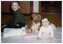 Horst, Frank und Andrea mit Teddy